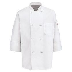 3000 - Chef Coat KB LS WH